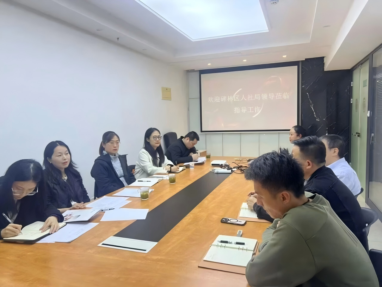 走訪規(guī)上企業(yè) 賦能人力資源行業(yè)發(fā)展——區(qū)人社局走訪喜星航人力(圖1) 走訪規(guī)上企業(yè) 賦能人力資源行業(yè)發(fā)展——區(qū)人社局走訪喜星航人力(圖1)